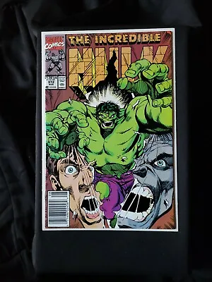 Buy Marvel The Incredible Hulk #372.  EXCELLENT CONDITION!! Newsstand Edition. • 14.25£
