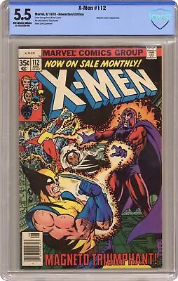 Buy Uncanny X-Men #112 CBCS 5.5 Newsstand 1978 21-2EE32C0-001 • 67.81£