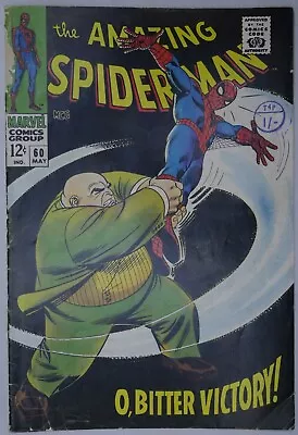 Buy Amazing Spider-Man #60 Kingpin Cover Marvel Comics (1967) • 47.66£
