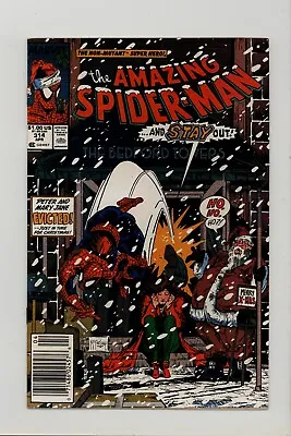 Buy Amazing Spider-Man 314 F/VF Newsstand McFarlane Art  1988 • 11.87£