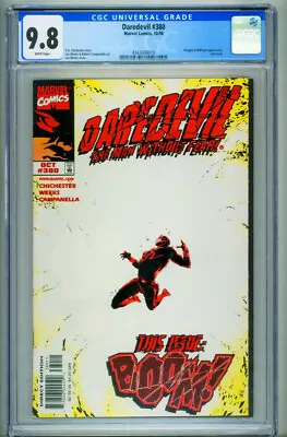 Buy DAREDEVIL #380 CGC 9.8 1998- Comic Book-last Issue-4343004019 • 100.74£