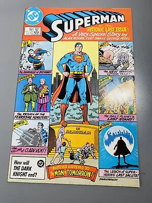 Buy SUPERMAN #423 DC 1986 - Last Issue - Alan Moore - Curt Swan (VF/NM) 1st Print • 11.91£