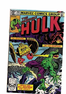 Buy Marvel Comics  The Incredible Hulk No. 260 June 1981  • 4.99£