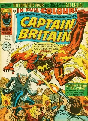 Buy Captain Britain #13 (VFN)`77 Various • 12.95£