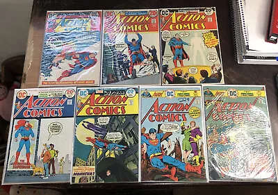 Buy Action Comics Lot #415,423,427,428,430,451,458, (DC Comics), G/VG Condition • 18.92£
