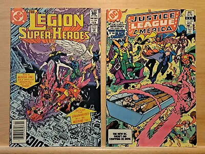 Buy DC Comics 💫 Legion Of Superheroes #284 And Justice League Of America #220 (FN) • 4.80£