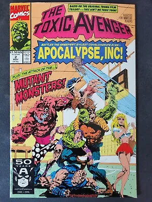 Buy The Toxic Avenger #2 (1991) Marvel Comics Troma Film Hero! 1st Print! Red Hot!  • 7.11£