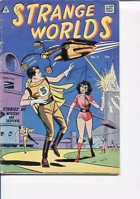 Buy Strange Worlds 5 Fn+ Iw Kinstler Shores Burgos 1958 • 24.70£
