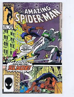 Buy Amazing Spider-Man #272 Marvel 1986 Make Way For Slyde !   1st Appearance SLYDE  • 19.06£