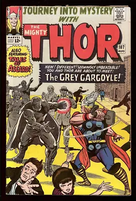Buy Journey Into Mystery #107 Marvel 1964 (FN-) 1st App Of Grey Gargoyle! L@@K! • 103.89£