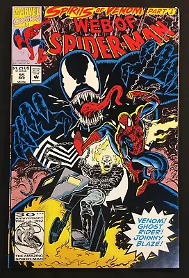 Buy Web Of Spider-man 95 Spirits Of Vengeance GHOST RIDER V 1 1st App DEATH SPAWN • 7.90£