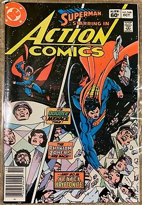 Buy Action Comics 548 Near-Mint (est 9.2-9.6) Superman Phantom Zone General Zod • 3£