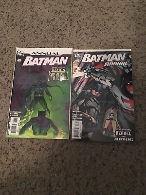 Buy DC Comics Batman Annual #26 & 27 - 2007 & 2009 • 19.72£