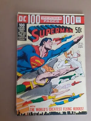 Buy Superman No 252. Neal Adams Wrap Around Cover Art. 100 Pages. 1972 VG/F DC Comic • 27.99£