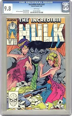 Buy Incredible Hulk #347 CGC 9.8 1988 0170144018 • 170.19£