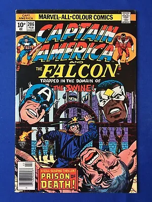 Buy Captain America #206 FN/VFN (7.0) MARVEL ( Vol 1 1977) Kirby (2) • 10£