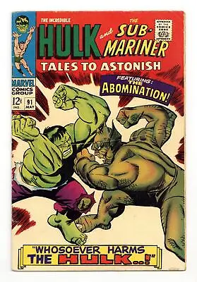 Buy Tales To Astonish #91 GD/VG 3.0 1967 • 32.40£