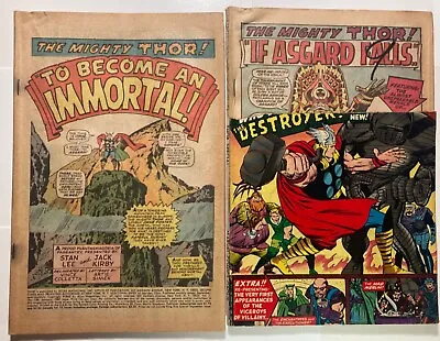 Buy Thor Silver Age Comic Lot Key Issues! 1966 136, Annual 2! • 8.02£