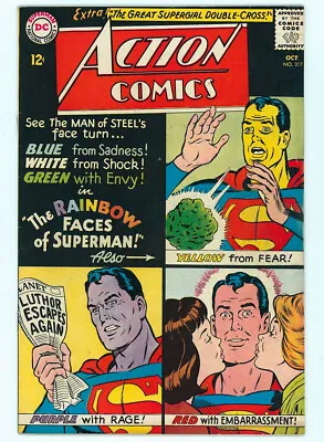 Buy Action Comics 317 Rainbow Faces Of Superman And Sweet FN+ • 26.84£