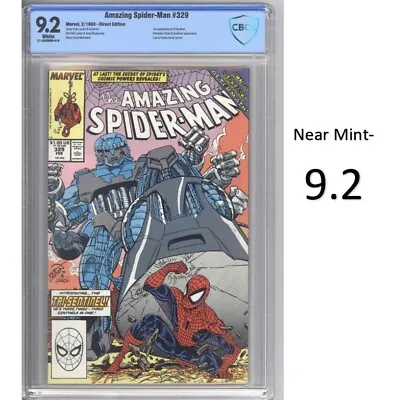 Buy Amazing Spider-Man 329 - Key & 1st App. Of Tri-Sentinel! - CBCS 9.2 - New Slab! • 42.74£