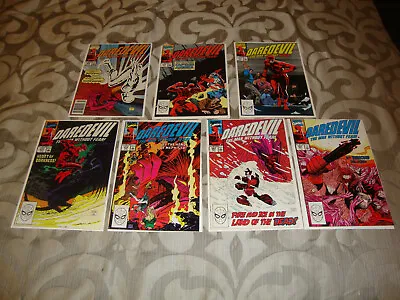 Buy Daredevil #278-283, 285 (1990) Marvel Comic Book Lot Of 7 FN/VF To VF+ • 12.06£