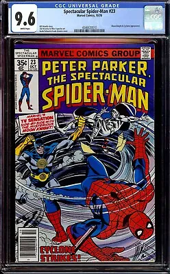 Buy Spectacular Spider-Man #23...CGC 9.6 NM+ White Pages...Moon Knight Appearance • 71.21£