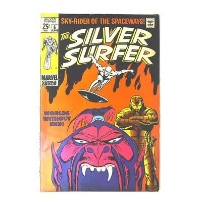 Buy Silver Surfer (1968 Series) #6 In Fine Condition. Marvel Comics [v` • 48.27£