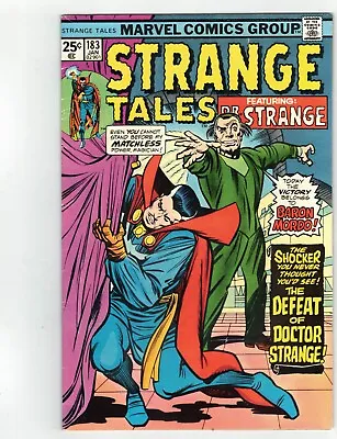 Buy Strange Tales # 183 1976 Dr. Strange Baron MoWarlock  VF • 8.04£