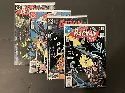 Buy Batman #436, 437, 438, 439 DC Comics 1989 'Year 3' First Appearance Tim Drake • 11.85£