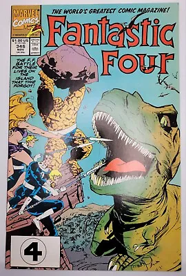 Buy Fantastic Four #346 1990 F+ Key Issue, 1st Cameo Time Variance Authority (TVA)  • 3.90£