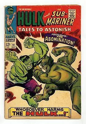 Buy Tales To Astonish #91 GD 2.0 1967 • 25.33£