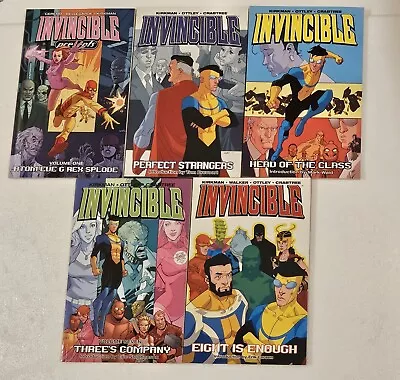 Buy Lot 5 Image Comics Invincible Volumes 1,2,3,4,7 Kirkman Brand New • 60.34£