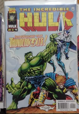 Buy INCREDIBLE HULK  # 449 1997 Marvel  Disney   DEODATO COVER  KEY 1ST THUNDERBOLTS • 51.16£