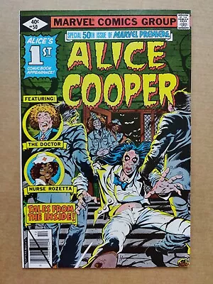 Buy Marvel Premiere #50 Alice Cooper Alice's First Appearance FN Sharp Midgrade  • 26.21£