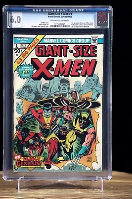 Buy GIANT SIZE X-MEN #1 1975 CGC 6.0 First Appearance Storm Colossus Nightcrawler  • 1,778.16£