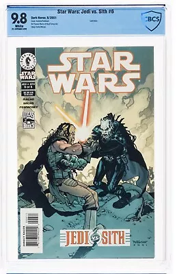Buy Star Wars Jedi Vs. Sith #6. 1st Appearance Darth Zannah 1st Cover Bane CGC 9.8🔥 • 117.90£