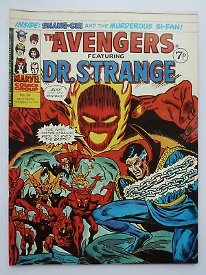 Buy The Avengers #66 - Shang-Chi Marvel Comics Group UK 21 December 1974 VF- 7.5 • 8.25£
