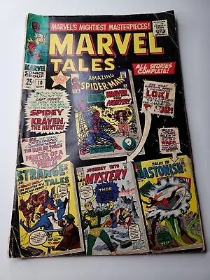 Buy 1964 Marvel Tales #10 Comic Group Reprints Amazing Spider-Man Strange Tales  • 21.25£