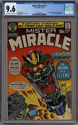 Buy Mister Miracle #1 Cgc 9.6 Off-white To White Pages Dc Comics 1971 • 879.47£