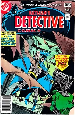 Buy DETECTIVE COMICS #477 FN Signed Marshall Rogers 1978 Reprints #408 Neal Adams • 79.15£