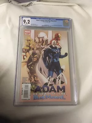 Buy Adam Legend Of The Blue Marvel 1 Cgc 9.2 • 275£