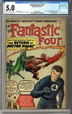 Buy Fantastic Four #10 CGC 5.0 • 695.70£
