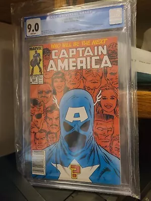 Buy Captain America # 333 Graded CGC 9.0 News Stand Variant! • 88.74£