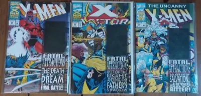 Buy Marvel X-Men Fatal Attractions X3 X-Men #25 X-Factor 92 (1993) Uncanny X-Men 304 • 12£