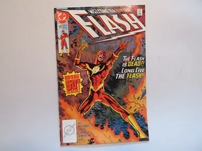 Buy DC Comics Flash 50th Issue May 91 NM • 3.98£