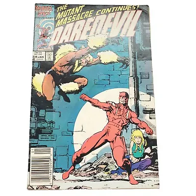 Buy Daredevil #238 Marvel Comics VS Sabretooth Arthur Adams X-Men Newsstand • 3.95£