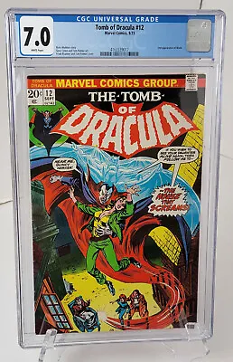 Buy Marvel Comics Tomb Of Dracula #12 CGC 7.0 2nd Appearance Of Blade • 199.87£