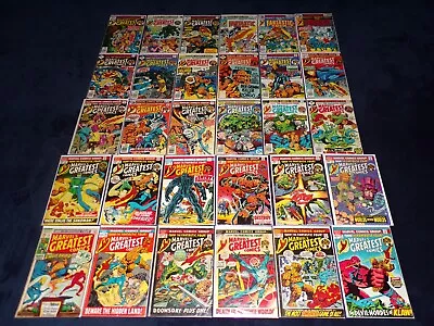 Buy Marvels Greatest Comics 26 - 95 Fantastic Four 1969 Lot 48 52 Missing 23 96 • 118.58£