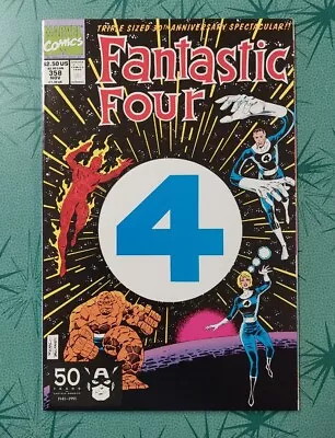 Buy Fantastic Four #358 - 1st Appearance Of Paibok Power Skrull Marvel Comic 1991 • 3.95£