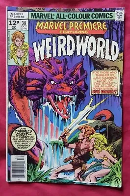 Buy Marvel Bronze Age Comic - Marvel Premiere #38 — Weirdworld- 1977 - Pence FN 6.0 • 2.50£